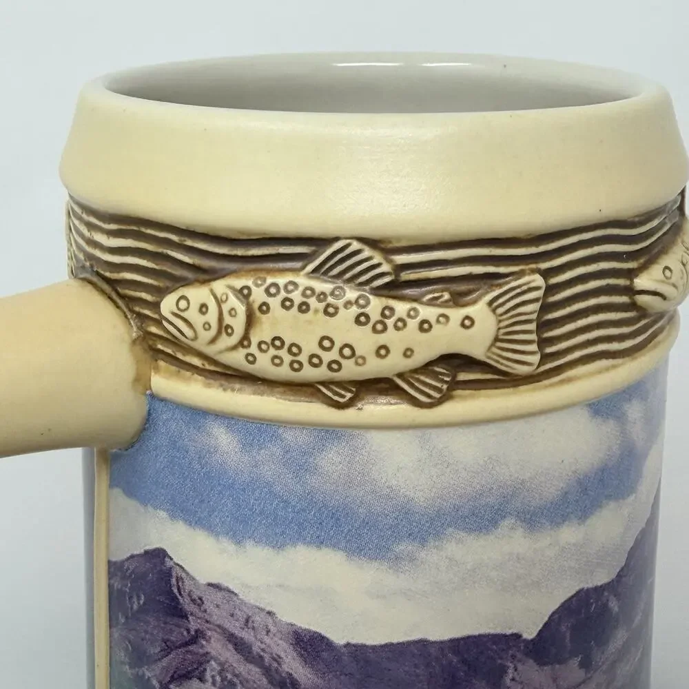 Coors 1996 Limited Edition Beer Stein Life in the Rocky Mountains 
